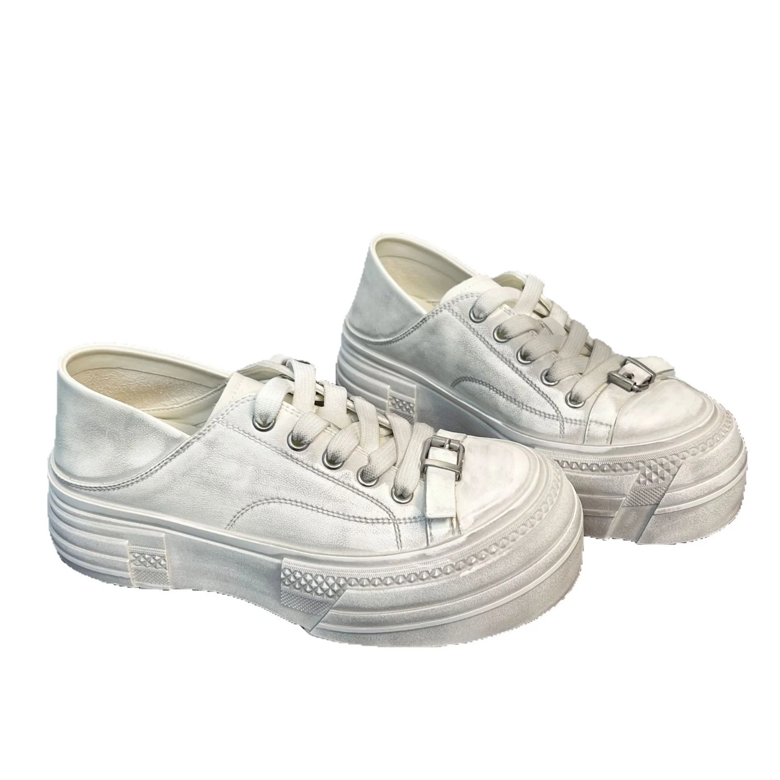 Damen modische Sneakers mit stabiler Plateau-Sohle und praktischem Schnürsystem Heidi Mode - Image 5