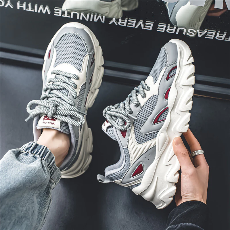 Damen Modische Sneakers mit stoßdämpfendem Design und atmungsaktiver Mesh-Oberfläche Heidi Mode