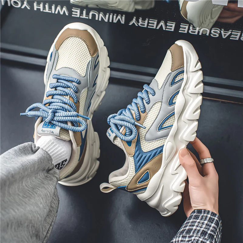 Damen Modische Sneakers mit stoßdämpfendem Design und atmungsaktiver Mesh-Oberfläche Heidi Mode - Image 2