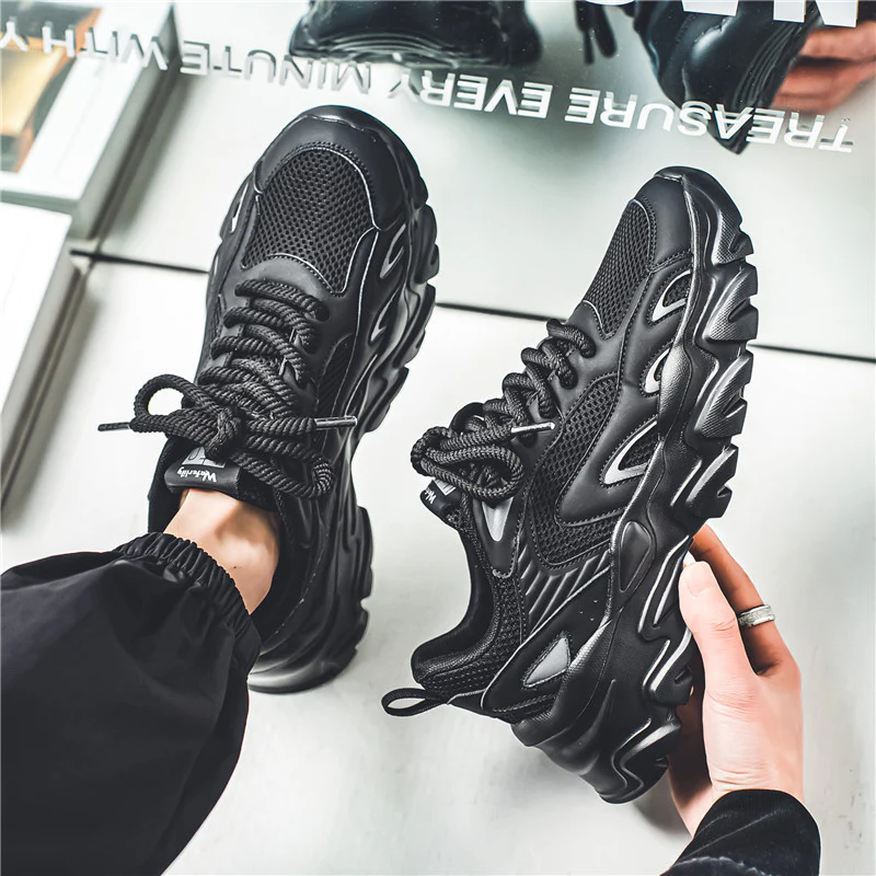 Damen Modische Sneakers mit stoßdämpfendem Design und atmungsaktiver Mesh-Oberfläche Heidi Mode - Image 3