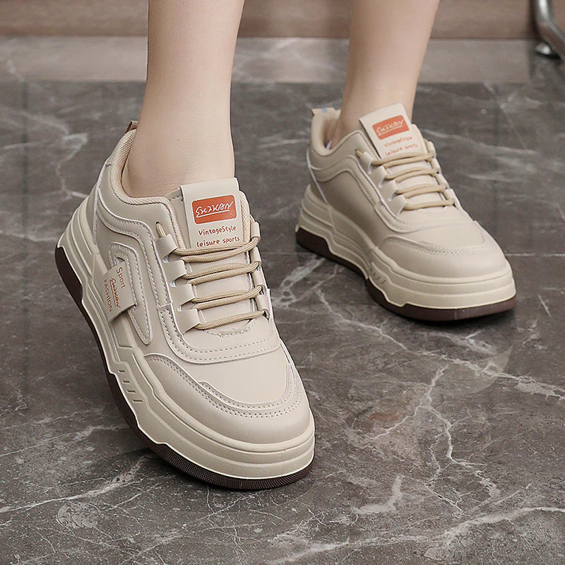 Damen modische Sneakers mit stoßdämpfendem Sohlenprofil und atmungsaktivem Obermaterial Heidi Mode - Image 3