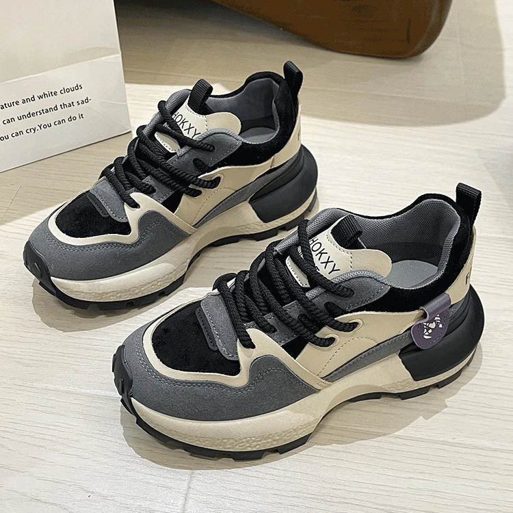 Damen modische Sneakers mit stoßdämpfender Sohle und atmungsaktivem Obermaterial Heidi Mode - Image 3