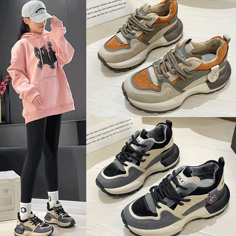 Damen modische Sneakers mit stoßdämpfender Sohle und atmungsaktivem Obermaterial Heidi Mode - Image 4