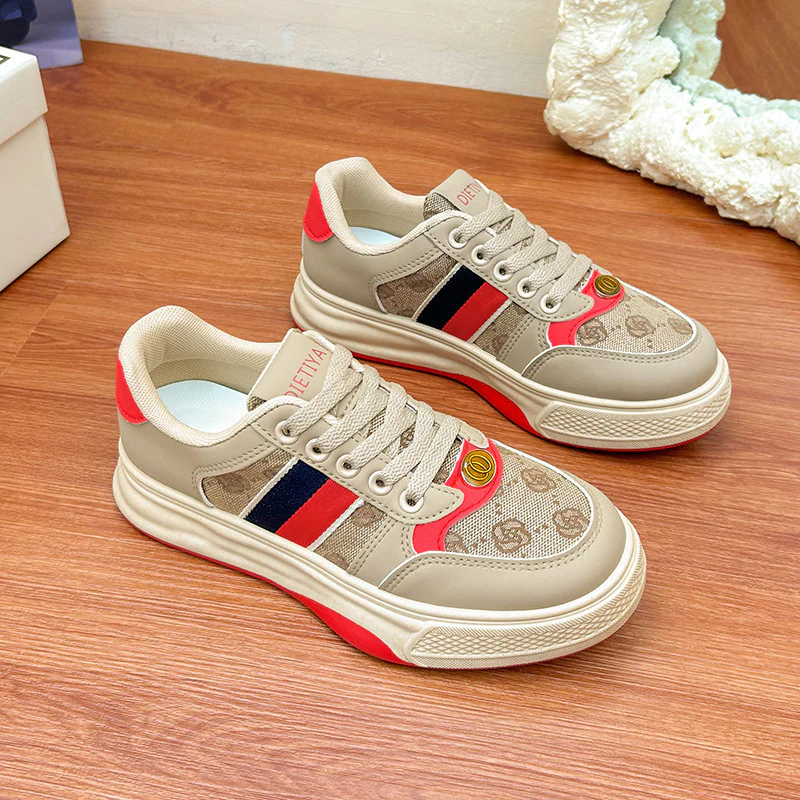 Damen Modische Sneakers mit strapazierfähigem Obermaterial und komfortabler Polsterung Heidi Mode - Image 2