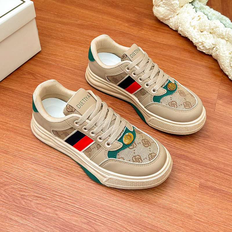 Damen Modische Sneakers mit strapazierfähigem Obermaterial und komfortabler Polsterung Heidi Mode - Image 3