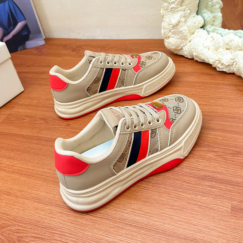 Damen Modische Sneakers mit strapazierfähigem Obermaterial und komfortabler Polsterung Heidi Mode - Image 7