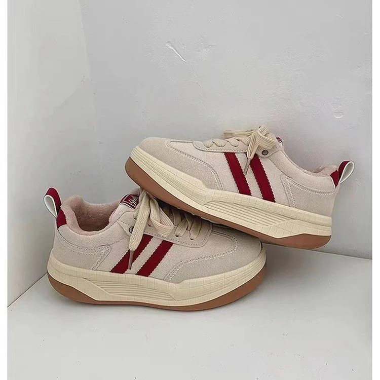 Damen modische Sneakers mit strapazierfähigem Obermaterial und rutschfester Sohle Heidi Mode - Image 3