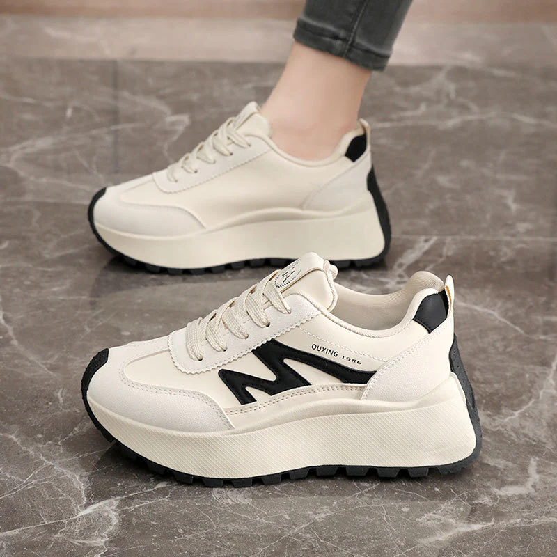 Damen modische Sneakers mit strapazierfähiger Laufsohle und gepolstertem Innenfutter Heidi Mode - Image 3