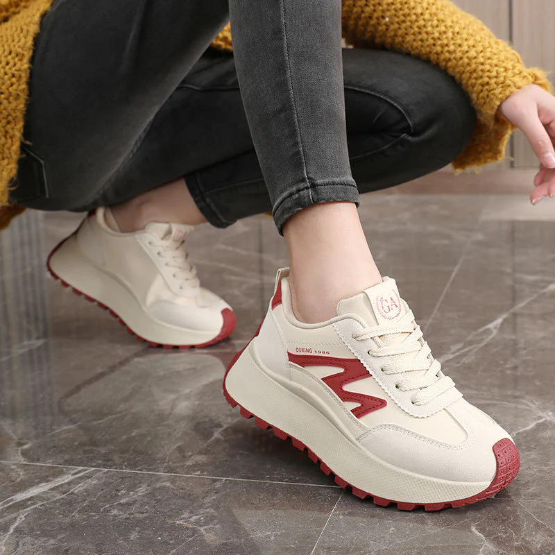 Damen modische Sneakers mit strapazierfähiger Laufsohle und gepolstertem Innenfutter Heidi Mode - Image 4