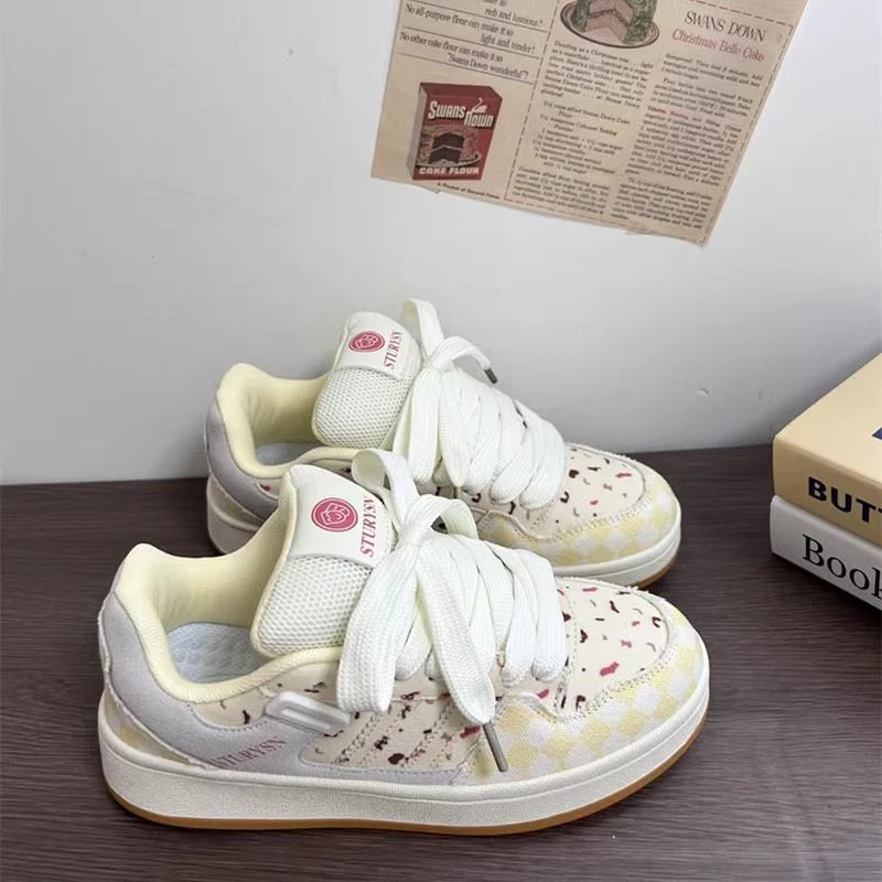 Damen modische Sneakers mit strukturiertem Obermaterial und dichter Dämpfung Heidi Mode - Image 3
