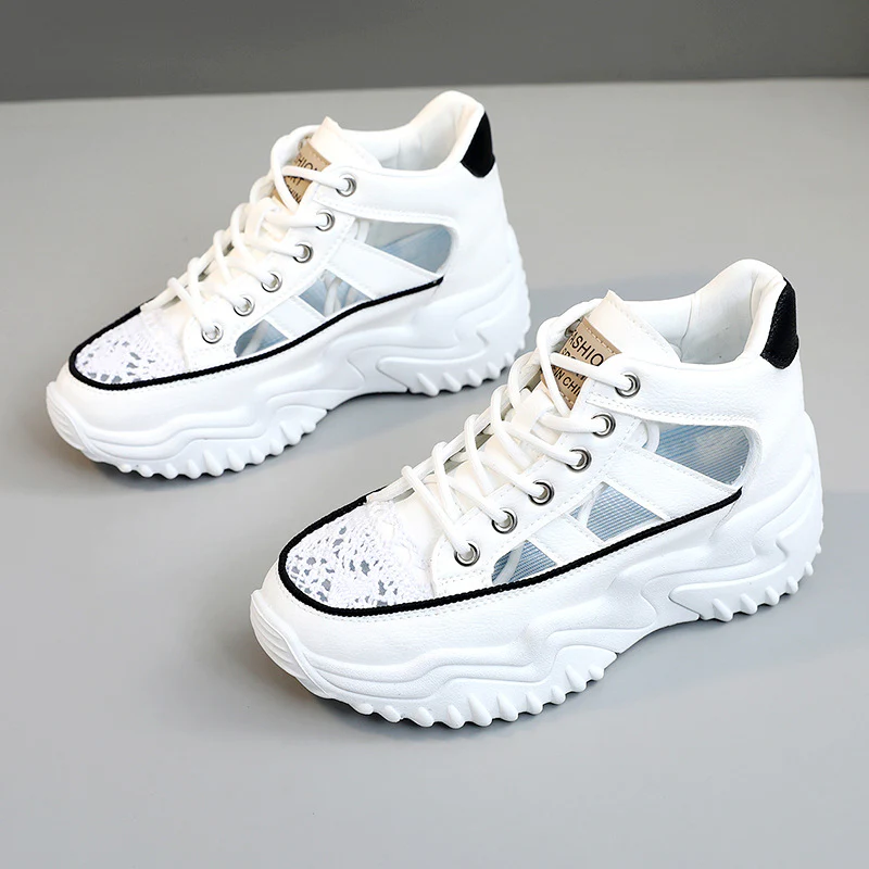 Damen modische Sneakers mit strukturiertem Obermaterial und hohem Tragekomfort Heidi Mode - Image 2