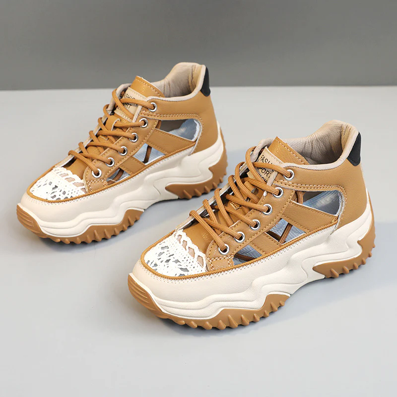 Damen modische Sneakers mit strukturiertem Obermaterial und hohem Tragekomfort Heidi Mode - Image 7