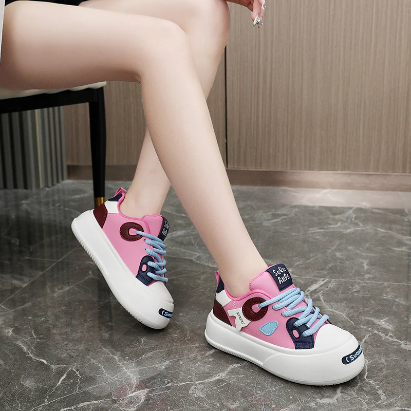 Damen modische Sneakers mit stylischem Farbkontrast und gepolsterter Laufsohle Heidi Mode - Image 3