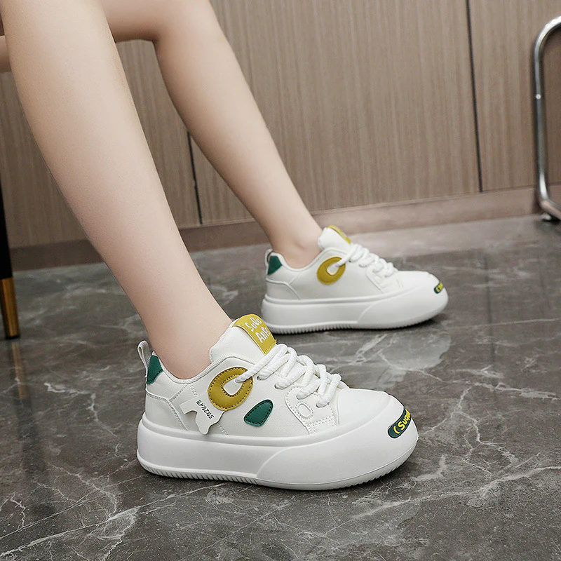 Damen modische Sneakers mit stylischem Farbkontrast und gepolsterter Laufsohle Heidi Mode - Image 4