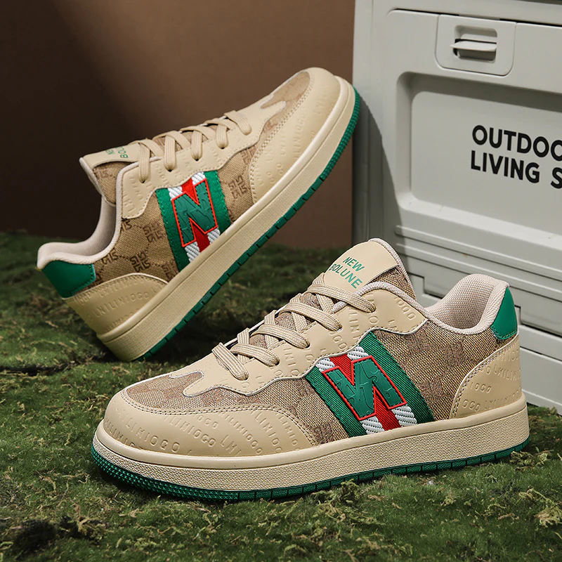 Damen modische Sneakers mit verstärktem Fersenbereich und atmungsaktiver Oberflächenstruktur Heidi Mode - Image 2