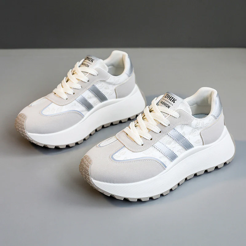 Damen modische Sneakers mit verstärktem Sohlenprofil und atmungsaktivem Obermaterial Heidi Mode - Image 6