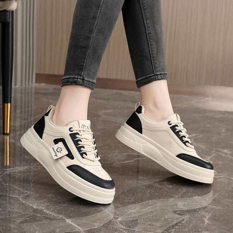 Damen modische Sneakers mit verstärktem Sohlenprofil und atmungsaktiver Obermaterialstruktur Heidi Mode - Image 3