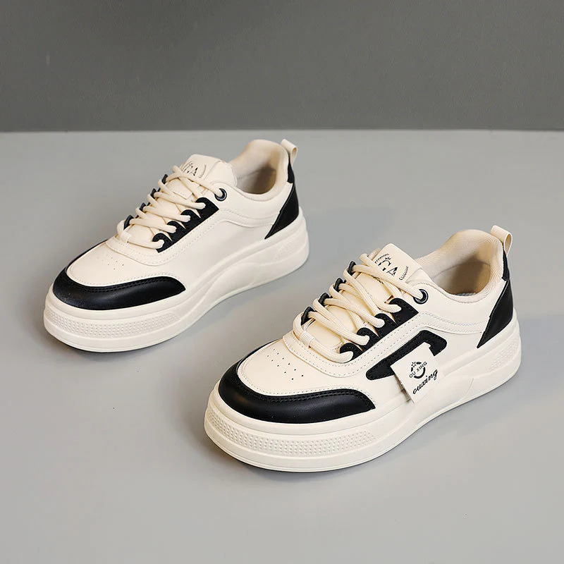 Damen modische Sneakers mit verstärktem Sohlenprofil und atmungsaktiver Obermaterialstruktur Heidi Mode - Image 8