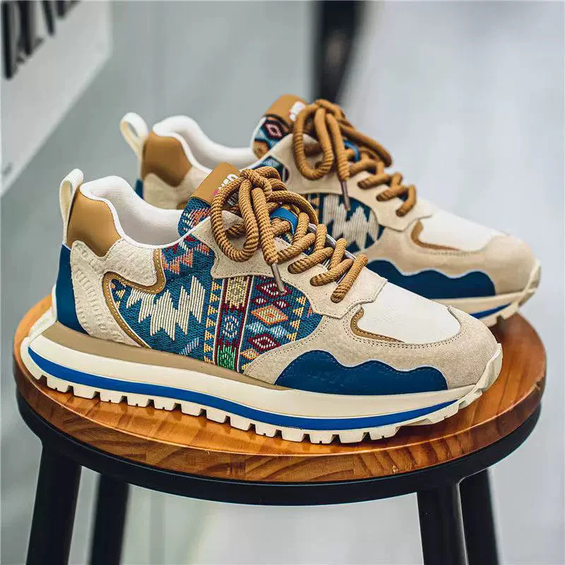 Damen Modische Sneakers mit vielfältigem Ethno-Muster und strapazierfähiger Sohle Heidi Mode - Image 6