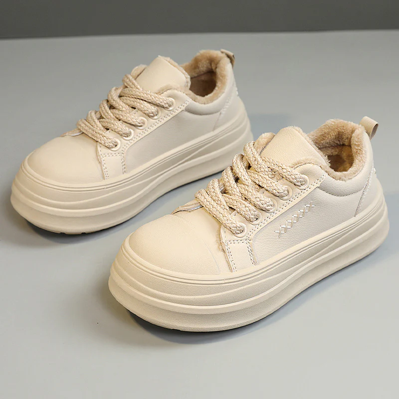 Damen modische Sneakers mit warmem Innenfutter und komfortabler Dämpfung Heidi Mode - Image 2