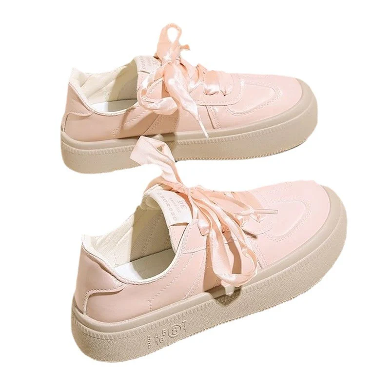 Damen modische Sneakers mit weichem Obermaterial und elastischen Schnürsenkeln Heidi Mode - Image 5