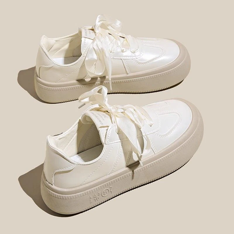 Damen modische Sneakers mit weichem Obermaterial und elastischen Schnürsenkeln Heidi Mode - Image 6