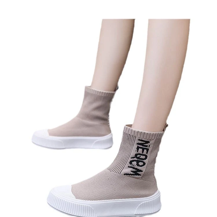 Damen modische Sockensneaker mit elastischem Schaft und modernem Design Heidi Mode - Image 5