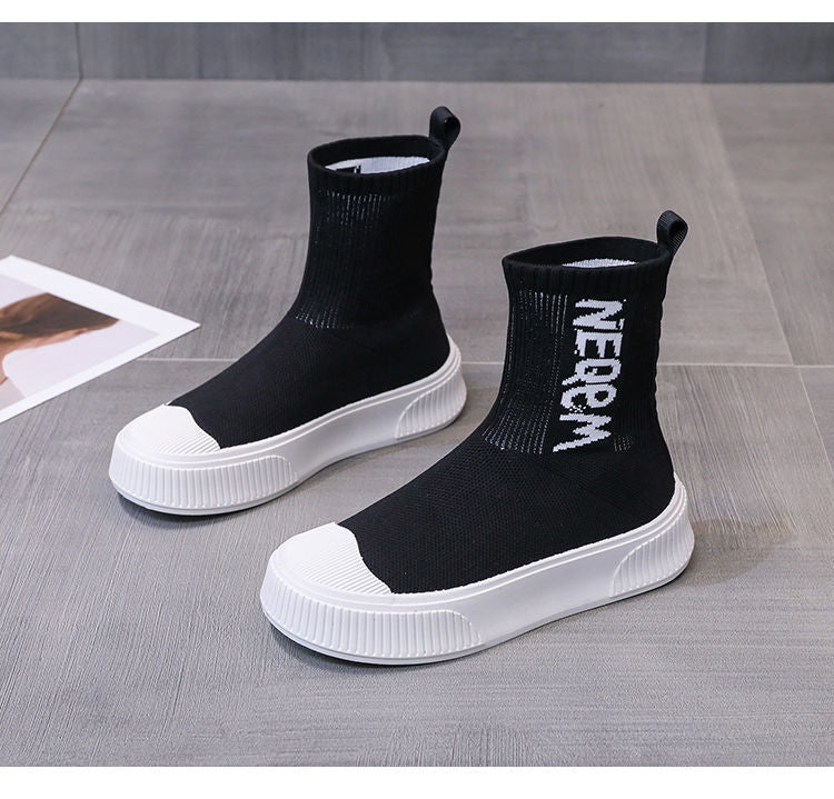 Damen modische Sockensneaker mit elastischem Schaft und modernem Design Heidi Mode - Image 7