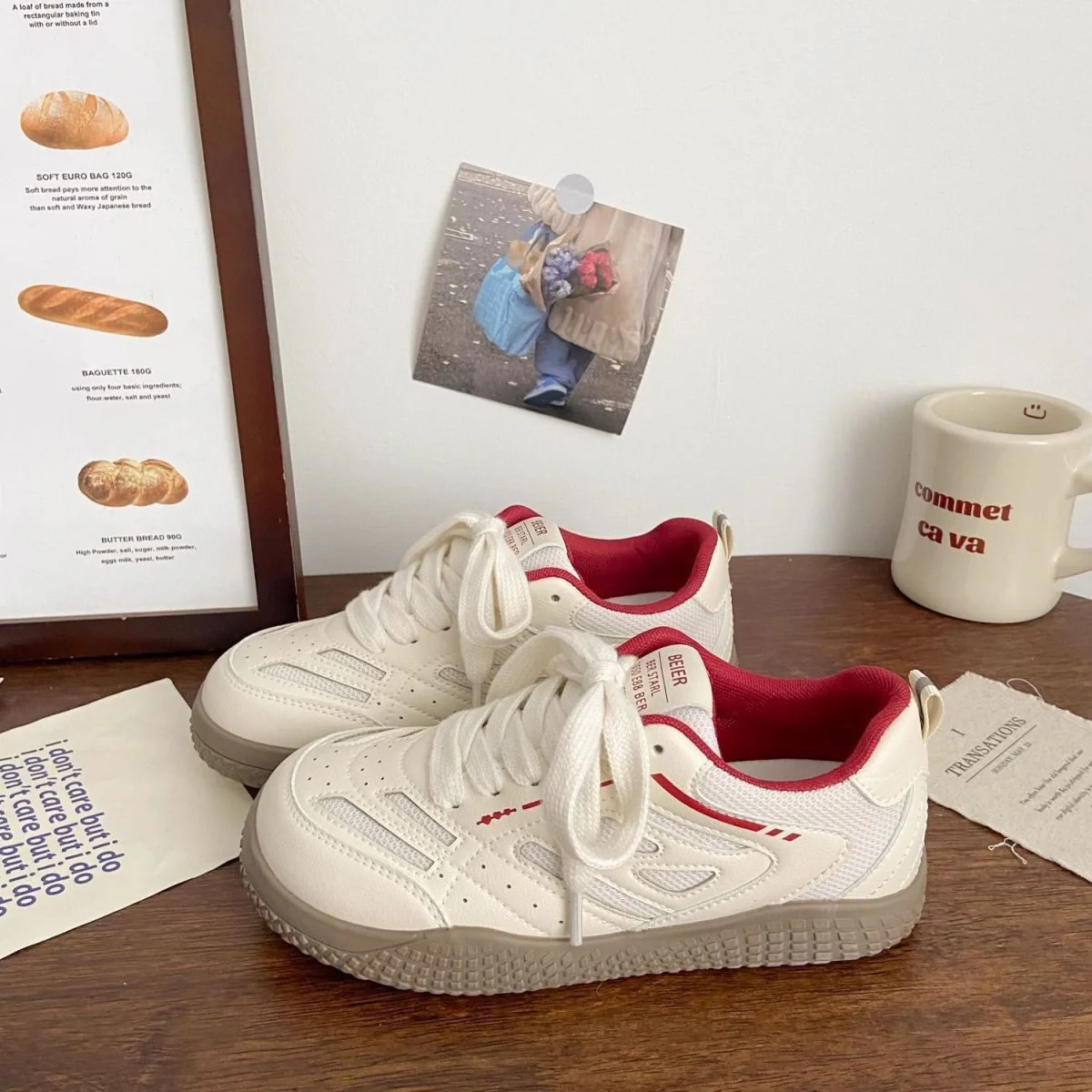 Damen modische Sport-Sneaker mit atmungsaktiver Mesh-Oberfläche und komfortabler Dämpfung Heidi Mode - Image 2