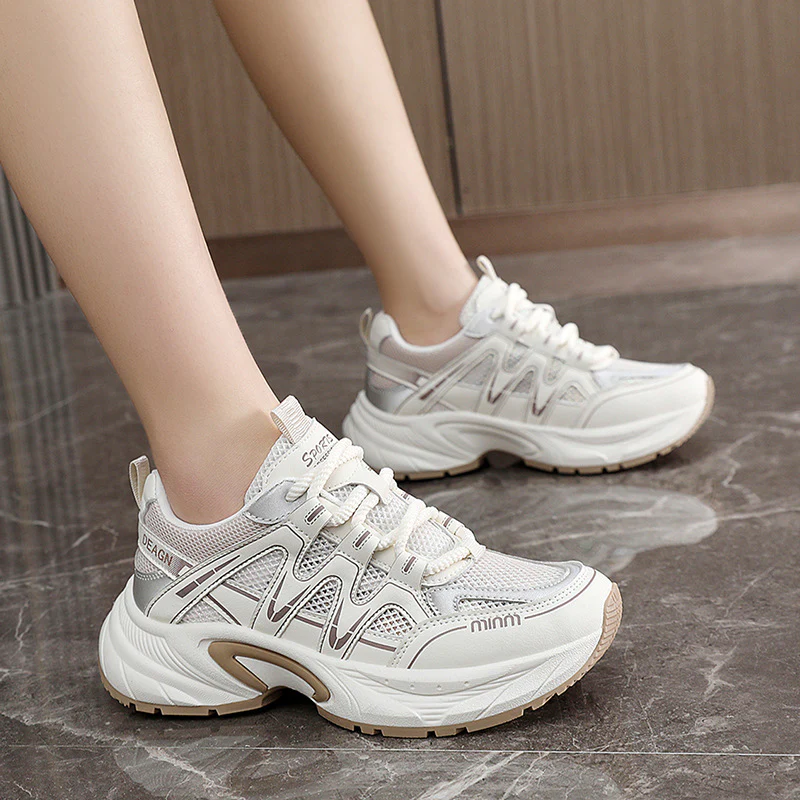 Damen modische Sportschuhe mit atmungsaktivem Obermaterial und stoßdämpfender Sohle Heidi Mode - Image 3