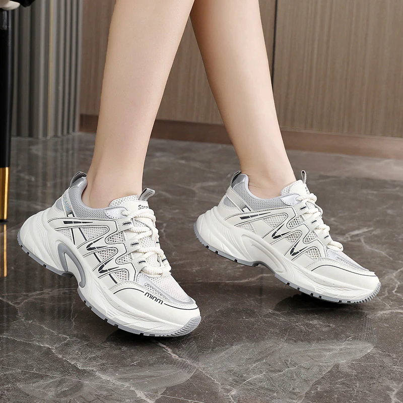 Damen modische Sportschuhe mit atmungsaktivem Obermaterial und stoßdämpfender Sohle Heidi Mode - Image 4
