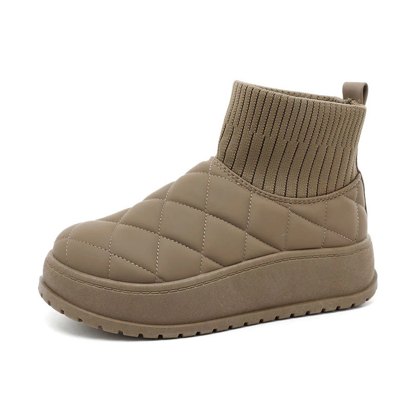 Damen modische Steppschuhe mit hohem Kragen und rutschfester Sohle Heidi Mode - Image 5