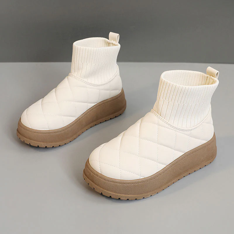 Damen modische Steppschuhe mit hohem Kragen und rutschfester Sohle Heidi Mode - Image 6