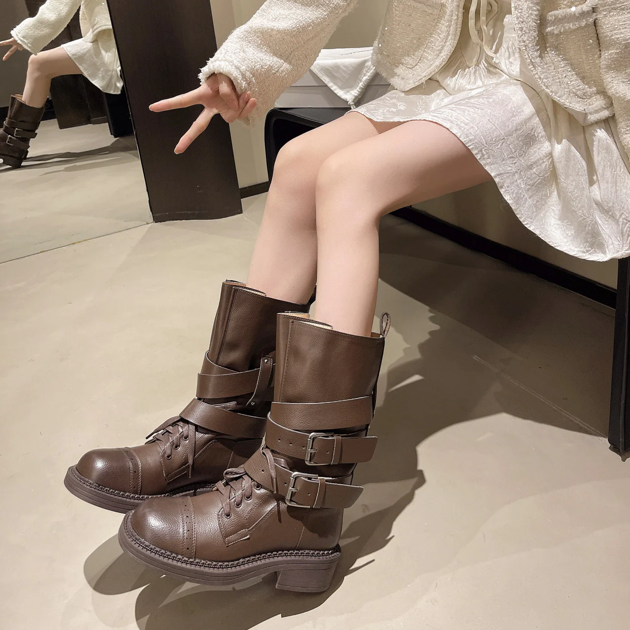 Damen modische Stiefel Heidi Mode - Image 2