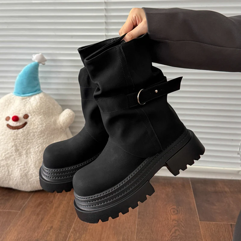 Damen modische Stiefel mit bequemem Innenfutter und trendigem Design Heidi Mode - Image 8