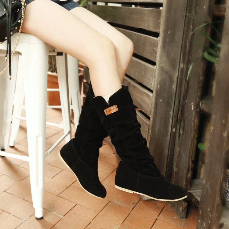 Damen modische Stiefel mit elastischem Schaft und rutschfester Sohle Heidi Mode - Image 3