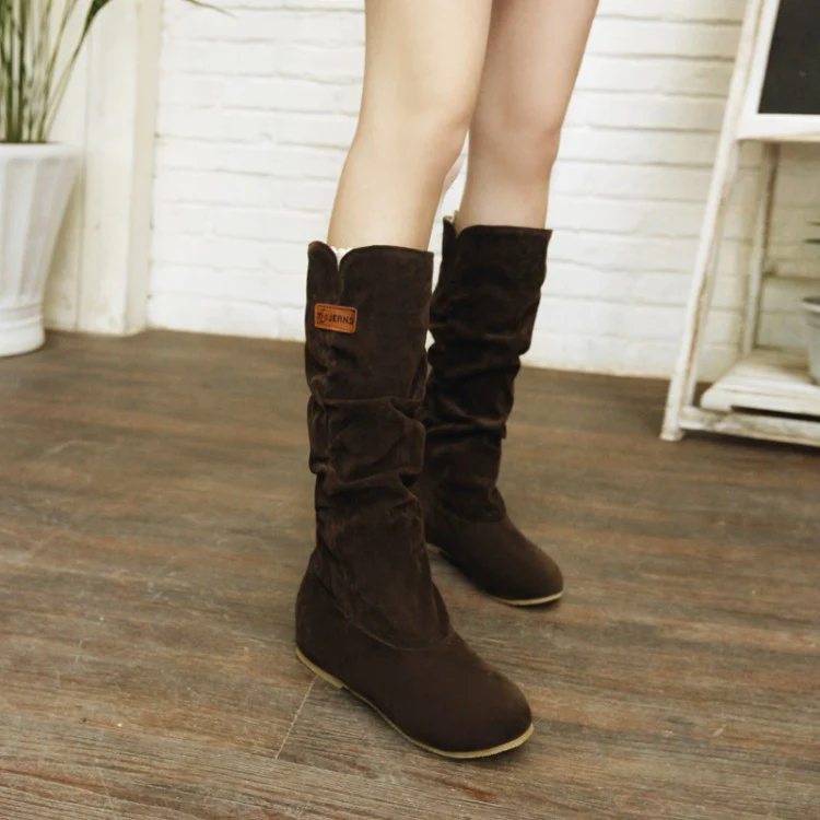 Damen modische Stiefel mit elastischem Schaft und rutschfester Sohle Heidi Mode - Image 6
