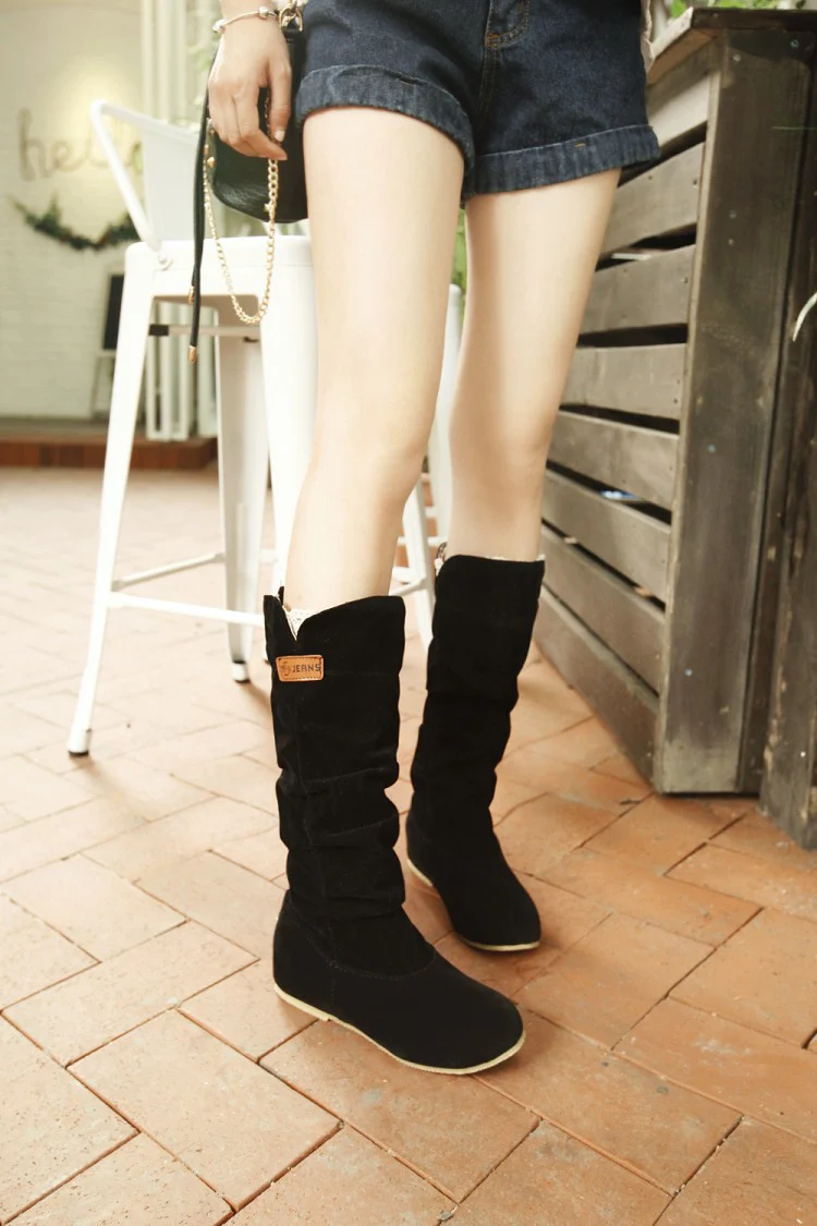 Damen modische Stiefel mit elastischem Schaft und rutschfester Sohle Heidi Mode - Image 7