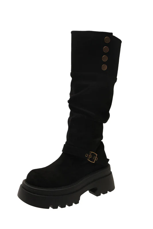 Damen modische Stiefel mit rutschfester Sohle und elegantem Schaft Heidi Mode - Image 7