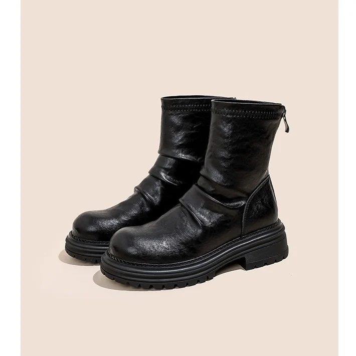 Damen modische Stiefel mit rutschfester Sohle und weichem Obermaterial Heidi Mode - Image 2