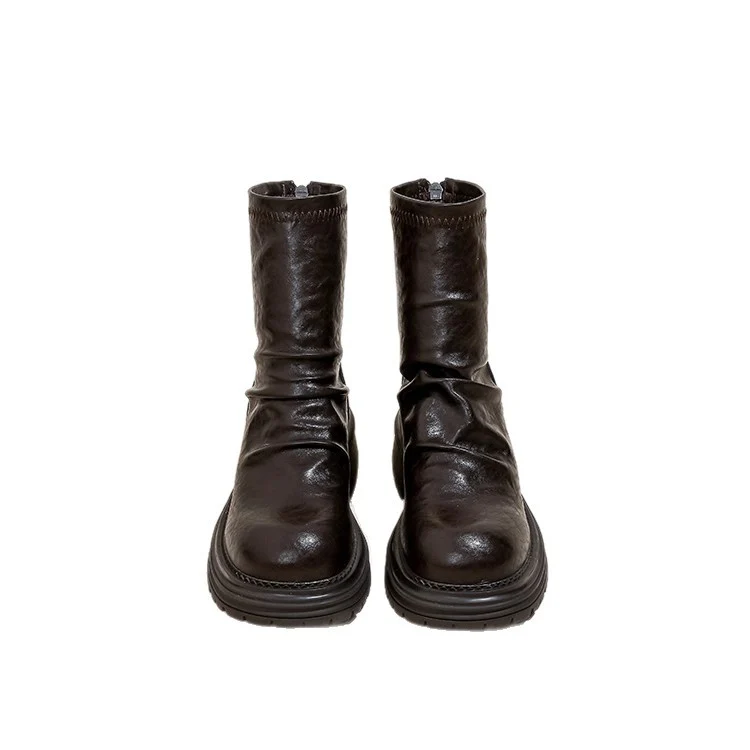 Damen modische Stiefel mit rutschfester Sohle und weichem Obermaterial Heidi Mode - Image 5