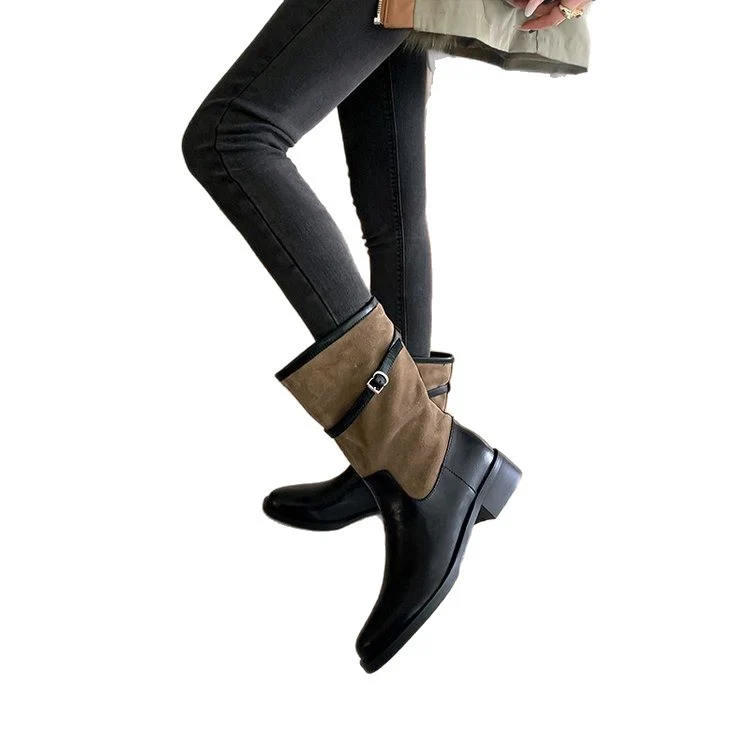 Damen modische Stiefel mit variabler Schaftbreite und bequemem Innenfutter Heidi Mode - Image 5