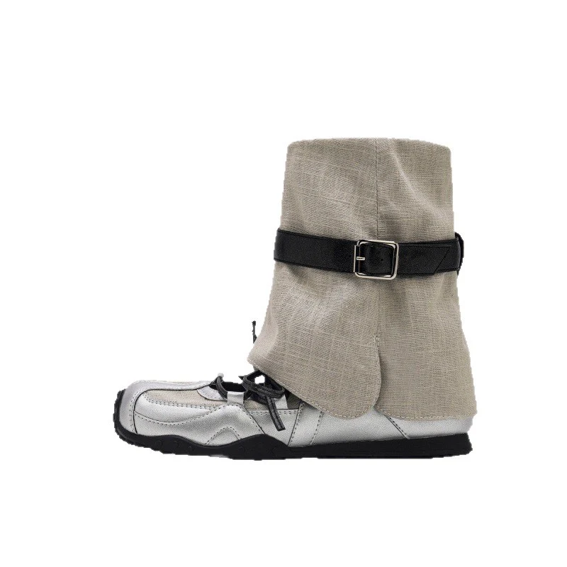 Damen modische Stiefel mit verstellbarem Riemen und rutschfester Sohle Heidi Mode - Image 5