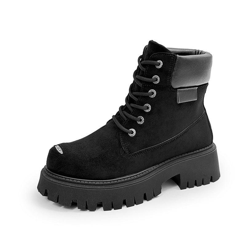 Damen modische Stiefeletten mit trendiger Profilsohle Heidi Mode - Image 6