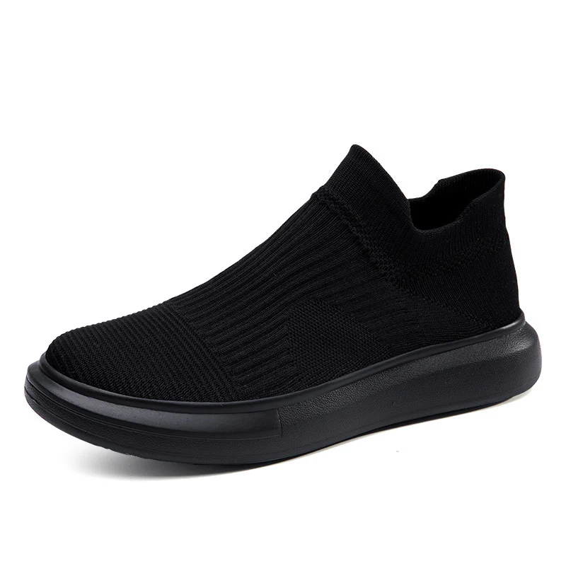 Damen Modische Strick-Sneaker mit hohem Schaft und flexibler Sohle Heidi Mode - Image 3