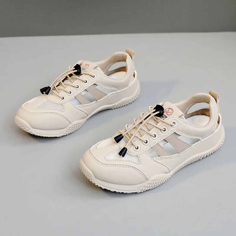 Damen modische und atmungsaktive Freizeitschuhe mit elastischem Schnürsystem Heidi Mode - Image 2