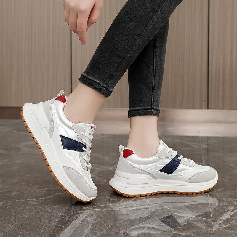 Damen modische und bequeme Sneakers mit stoßdämpfendem Laufprofil Heidi Mode - Image 3