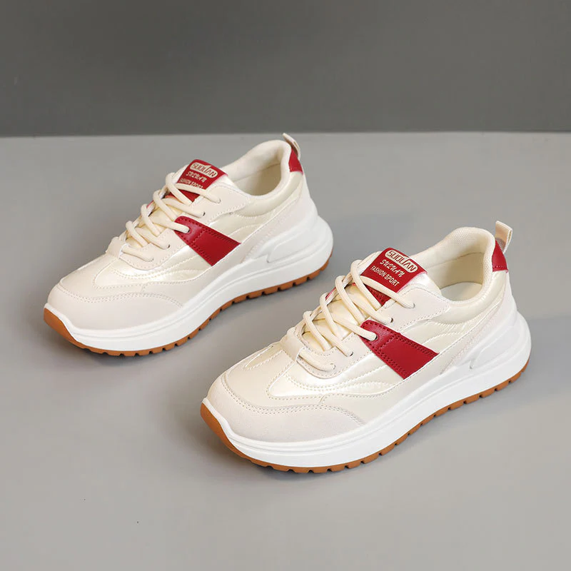 Damen modische und bequeme Sneakers mit stoßdämpfendem Laufprofil Heidi Mode - Image 7
