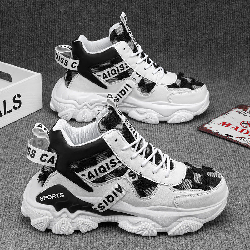 Damen Modische und komfortable High-Top Sneakers mit atmungsaktivem Design Heidi Mode - Image 2