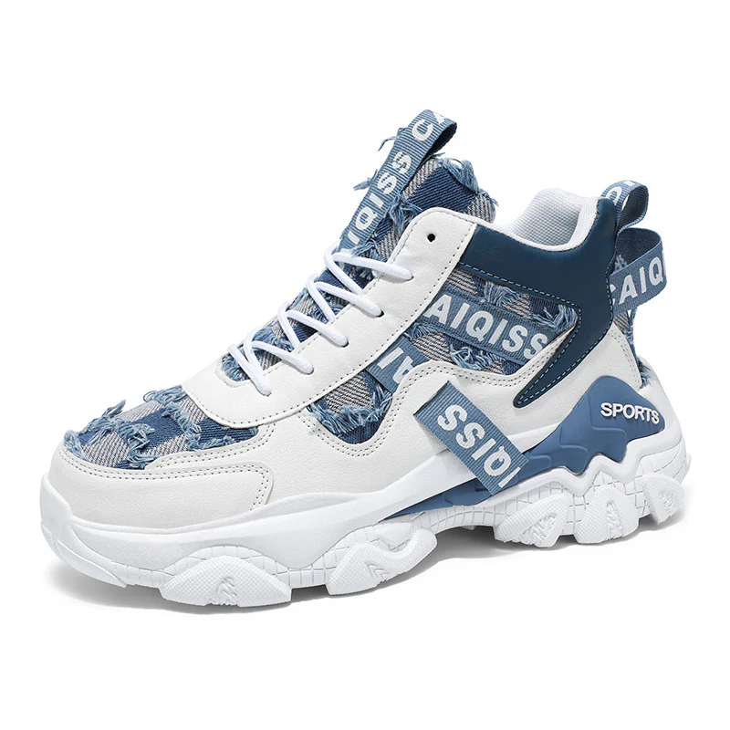 Damen Modische und komfortable High-Top Sneakers mit atmungsaktivem Design Heidi Mode - Image 5